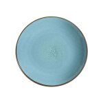 Assiette  dessert - mdard de noblat - feeling turquoise - 6 pices - 20 cm - grs maill
