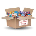M�ga assortiment de 40 biscuits pocket & 60 bonbons au chocolat: or�o lu milka kinder daim c�l�brations ...