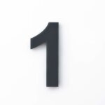 Meinplexi - z1 - 30 - numero de maison en acrylique anthracite ral : 7016