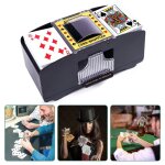 Mlangeur automatique de cartes - non spcifi - 2 jeux - noir - abs - 205x95x98 mm