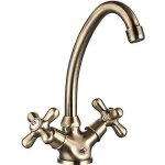 Mélangeur lavabo - edouard rousseau - rétrosol - embase Ø 52 mm - bec haut orientable - vieux bronze Mélangeur lavabo - edouard rousseau - rétrosol - embase Ø 52 mm - bec haut orientable - vieux bronze