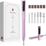 Melodysusie ponceuse ongles pro rechargeable 20000 tr / min lime �lectrique sans fil led kit manucure ...