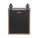 Mmo ardoise pouli noir 55x68cm - atmosphera createur dinterieur