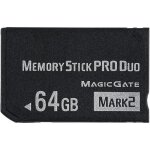 Memorystick pro duo carte mmoire psp haute vitesse 64 go mark2 compatible avec appareil photo sony psp1000 ...