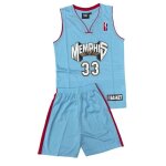 Memphis - ensemble basket junior - ciel - 8 ans - bleu - gar�ons