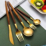 Mnagre 5 picesannefly couverts de tableensemble de couverts dargenterie ensemble de vaisselle.