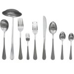 Mnagre - home deco factory - ka4661 - 39 pices - inox bross gris - coffret h 27 x 8, 5 x 37 cm