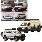 Mercedes - benz st + toyota lc prado hot wheels premium vhicule