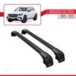 Compatible avec mercedes classe glc 2 (x254) 2023 - 2025 ace - 2 barres de toit railing porte - bagages ...