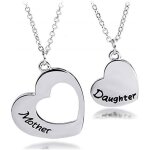 Mère et fille bijoux chaîne femme collier gravé coeur chaîne pendentif cadeau pour maman collier en argent ... Mère et fille bijoux chaîne femme collier gravé coeur chaîne pendentif cadeau pour maman collier en argent ...