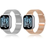 Mtal bracelet compatible pour redmi watch 5 active / 5lite bracelet de montreavec fermoir rglable acier ...