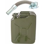 En métal pour essence et diesel?20l?olive?avec bec verseur 0. 6 mm En métal pour essence et diesel?20l?olive?avec bec verseur 0. 6 mm