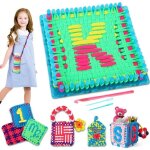Mtier  tisser - zgeer - kit de tissage pour enfants - en bois - portable - pour dbutants
