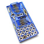 Mtriques jeu de tarauds et filires 40pc set m3  m12 fiche de rparation de filetage te435