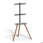 Metronic 451077 support tv pivotant sur trepied 43 - 65 / 109 - 165 cm - bois
