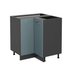 Meuble dangle r - line 75. 6cm sans pt bleu - gris / anthracite vicco 41065