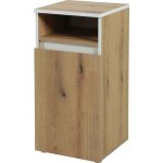 Meuble pour aquarium colonne 40 x 40 cm blanc