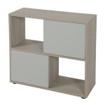 Meuble pour aquarium iseo et tana 84l gris
