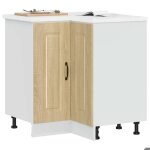 Meuble bas armoire buffet de cuisine bonnie armoire dangle - de cuisine kalmar ch�ne sonoma bois ing�nierie ...
