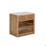 Meuble bas de cuisine 2 tiroirs + 1 �tag�re epure