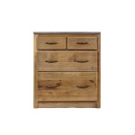 Meuble bas de cuisine 4 tiroirs - champ�tre