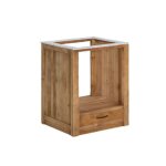 Meuble bas de cuisine pour four et plaques de cuisson epure