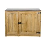 Meuble bas de cuisine avec tiroir coulissant champ�tre