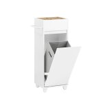 Meuble bas de salle de bain avec 4 petits compartiments ouverts bzr159 - w sobuy - blanc - 35x30x90 cm ... Meuble bas de salle de bain avec 4 petits compartiments ouverts bzr159 - w sobuy - blanc - 35x30x90 cm ...