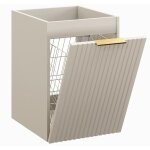 Meuble bas de salle de bain avec panier à linge adel cachemire 40 cm Meuble bas de salle de bain avec panier à linge adel cachemire 40 cm