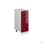 Meuble bas universel r - line 30cm avec tiroir sans pt rouge bordeaux haute brillance blanc vicco Meuble bas universel r - line 30cm avec tiroir sans pt rouge bordeaux haute brillance blanc vicco