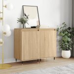 Meuble buffet salon 40x35x70 cm 2 pcs buffet armoire cuisine rangement meubles de salon buffet bas chne ...