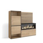 Meuble � chaussures 167x35x145 cm chambre � coucher pi�ce chemin�e �lectrique xxl panneaux muraux en ...