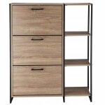 Meuble � chaussures 3 - comparation commode � chaussures spacieuse pour le couloir loft