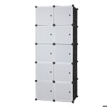 Meuble à chaussuresarmoire à chaussures armoire modulable Étagère de rangement à chaussures en plastiqu10 ... Meuble à chaussuresarmoire à chaussures armoire modulable Étagère de rangement à chaussures en plastiqu10 ...
