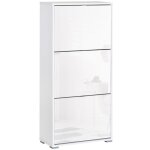 Meuble à chaussures homcom armoire à chaussures 3 portes abattantes 3 compartiments en bois dim. 60l ... Meuble à chaussures homcom armoire à chaussures 3 portes abattantes 3 compartiments en bois dim. 60l ...