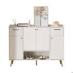 Meuble � chaussures�tag�re � chaussures avec 2 tiroirs et 4 portesbanc de rangement pour chaussurespieds ...