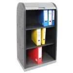 Meuble classeur � rideau en plastique 60x40x120cm