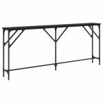 R�duction - meuble console - table dappoint design �l�gant - ch�ne noir 180 x 23 x 75 cm @fr602831