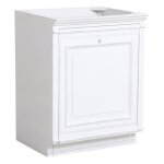 Meuble de cuisine bas lave - vaisselle - mdf - blanc - interiors