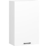 Meuble de cuisine haut akord w50 h720 blanche 1 porte 2 tagres 72x50x30 cm
