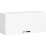 Meuble de cuisine haut akord w80 oliwia g1 modulable blanc 80 cm 1 porte couleur blanc 1 tagre 80x30x29 ...