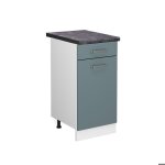 Meuble cuisine r - line 40cm pt anthracite bleu - gris blanc vicco