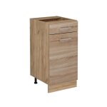 Meuble cuisine r - line 40cm sans pt sonoma chne de force dor vicco