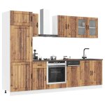Meuble cuisinecharge 65 kgdesign moderneensemble darmoires de cuisine - 8 pcs kalmar - bois ding�nierie ...