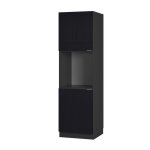Meuble pour four fame - line 60cm ouvert noir rayé anthracite vicco Meuble pour four fame - line 60cm ouvert noir rayé anthracite vicco