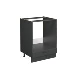 Meuble pour four fame - line 60cm sans pt gris fonc anthracite vicco
