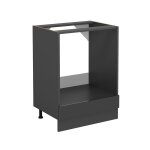 Meuble pour four r - line 60cm sans pt anthracite haute brillance anthracite vicco