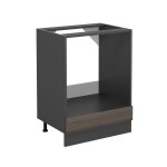 Meuble pour four r - line 60cm sans pt gris noble anthracite vicco
