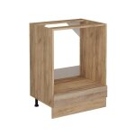 Meuble pour four r - line 60cm sans pt sonoma chne de force dor vicco