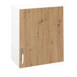 Meuble haut de cuisine avec 1 porte coloris ch�ne albar - hauteur 70 x longueur 60 x profondeur 35 cm ...